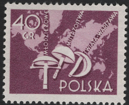 SCG5395 - Poland 1959 Youth World Fencing Championships Stamps