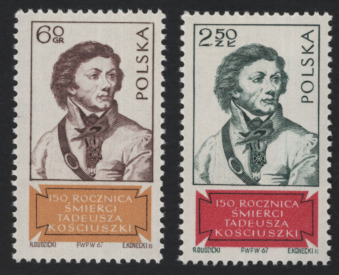 SCG5391 - Poland 1967 – 150th Anniversary of Tadeusz Kościuszko’s Death
