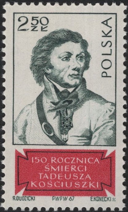 SCG5391 - Poland 1967 – 150th Anniversary of Tadeusz Kościuszko’s Death