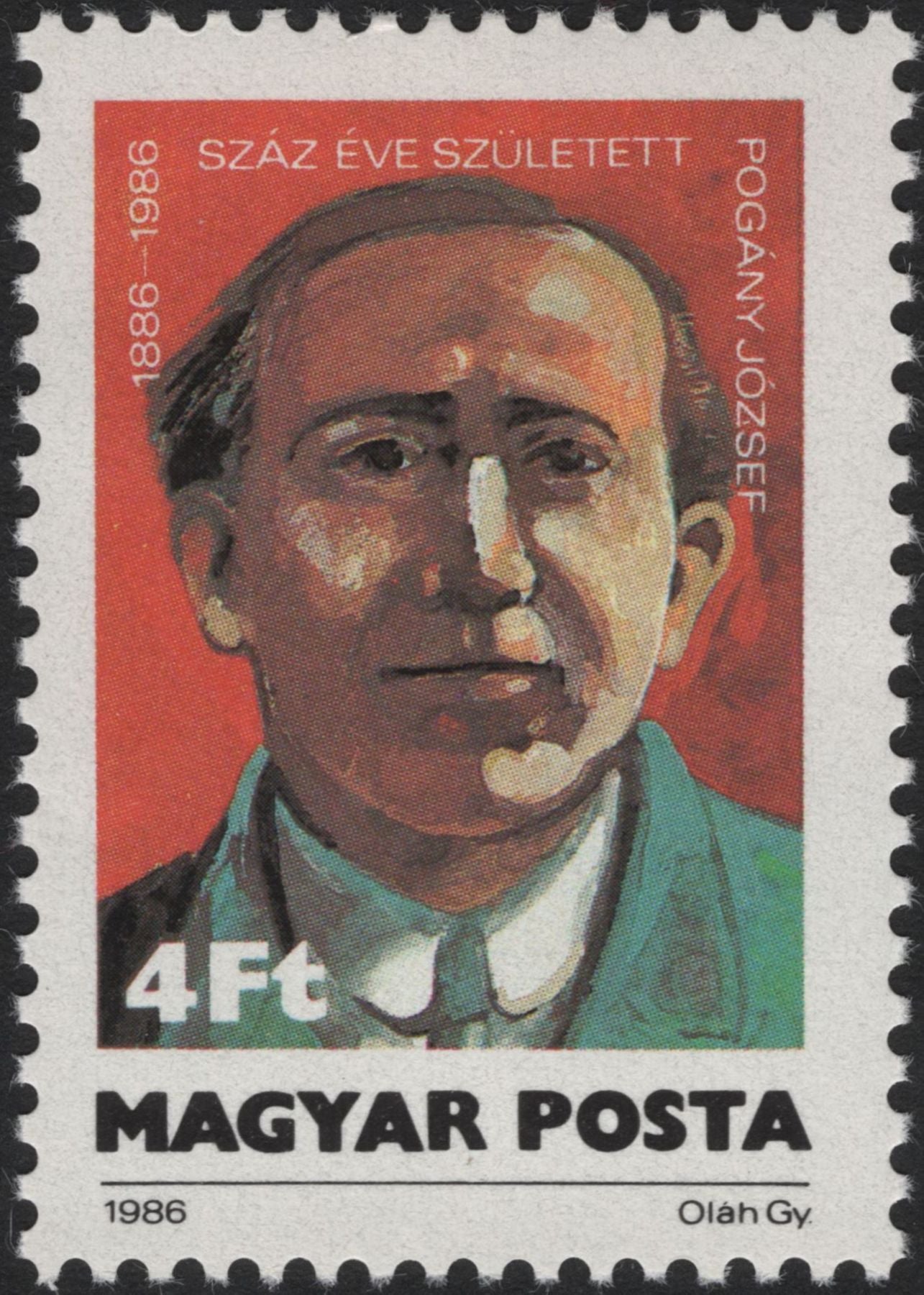 SCG5402 - Hungary 1986 – Birth Centenary of József Pogány and Ferenc Münnich
