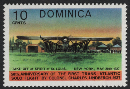 SCG5403 - Dominica 1967 – 50th Anniversary of Lindbergh’s Trans-Atlantic Solo Flight