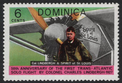SCG5403 - Dominica 1967 – 50th Anniversary of Lindbergh’s Trans-Atlantic Solo Flight