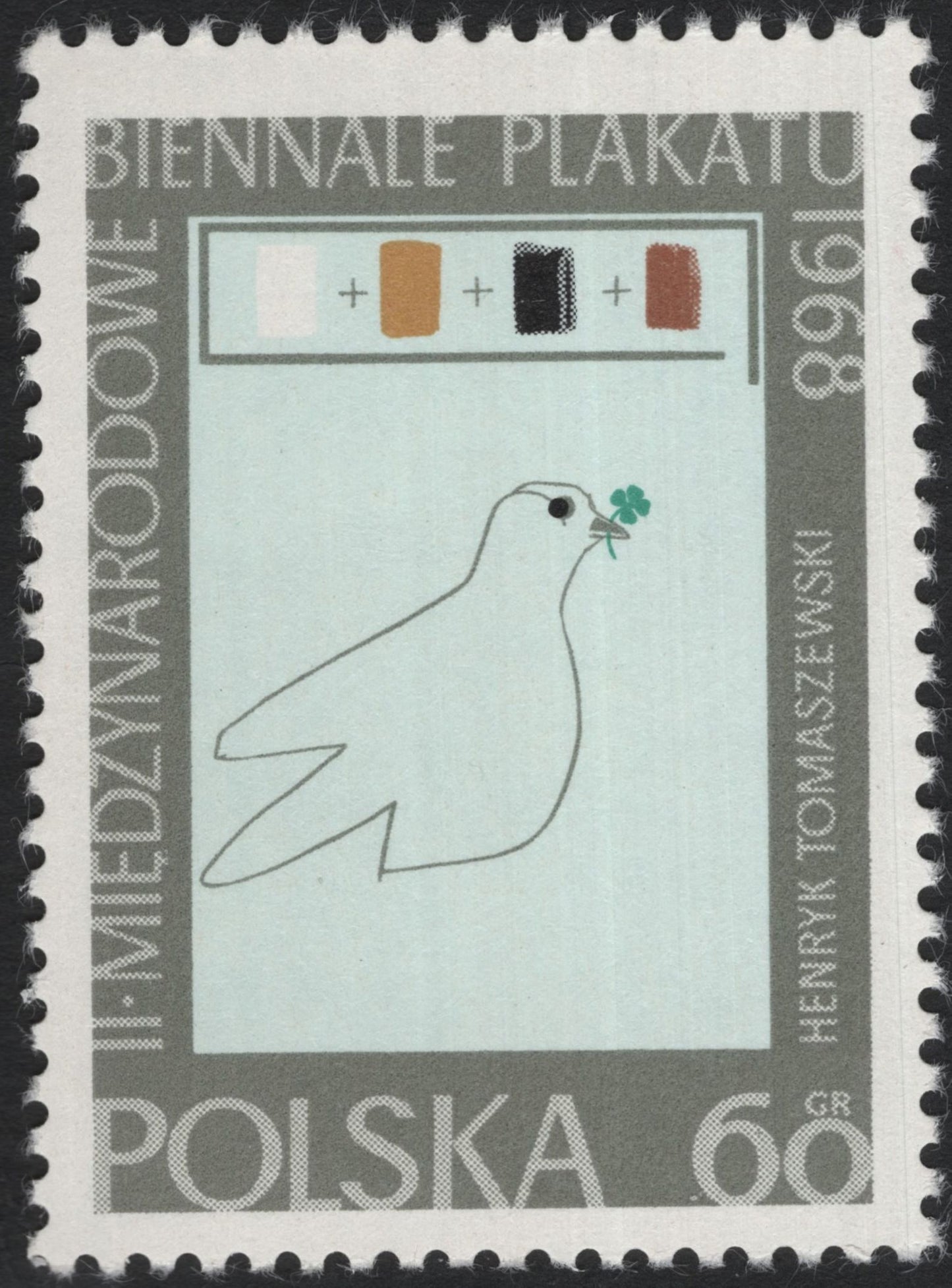 SCG5397 - Poland 1968 – International Poster Biennale Stamps