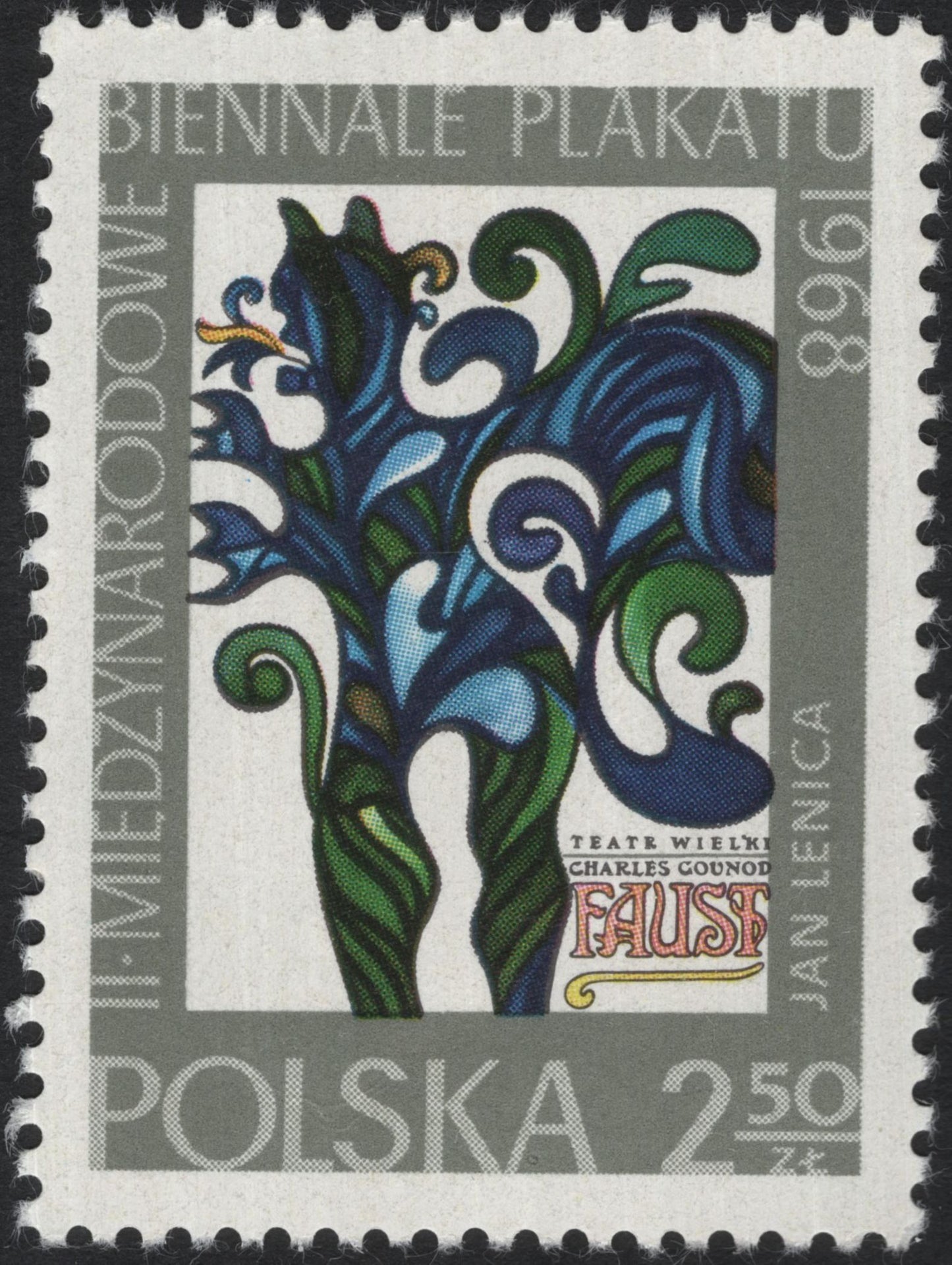 SCG5397 - Poland 1968 – International Poster Biennale Stamps