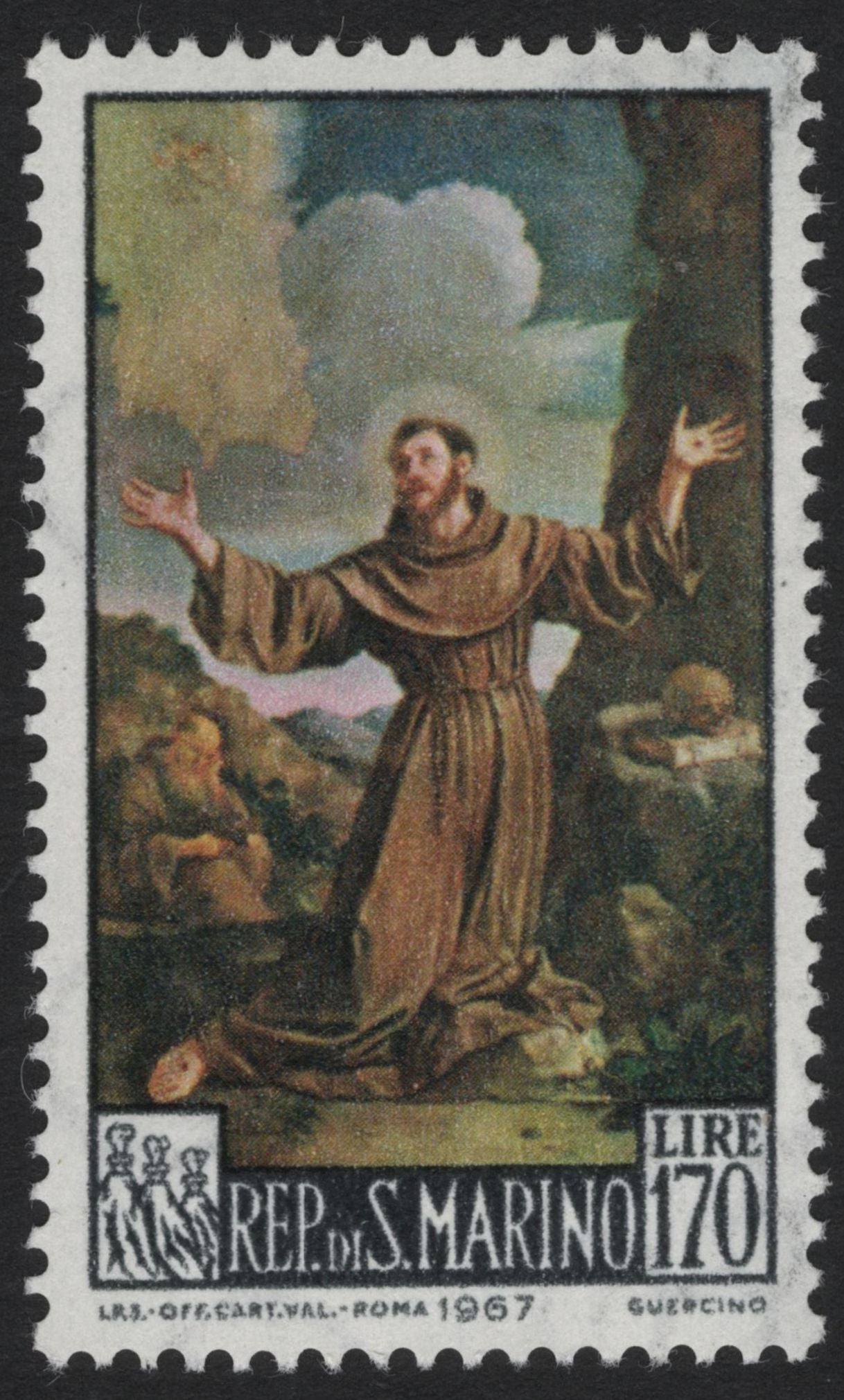SCG5405 - San Marino 1967 – Religious Paintings by Guercino