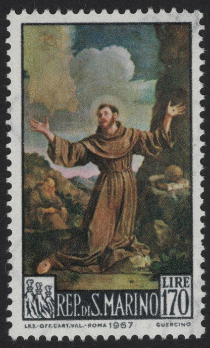 SCG5405 - San Marino 1967 – Religious Paintings by Guercino