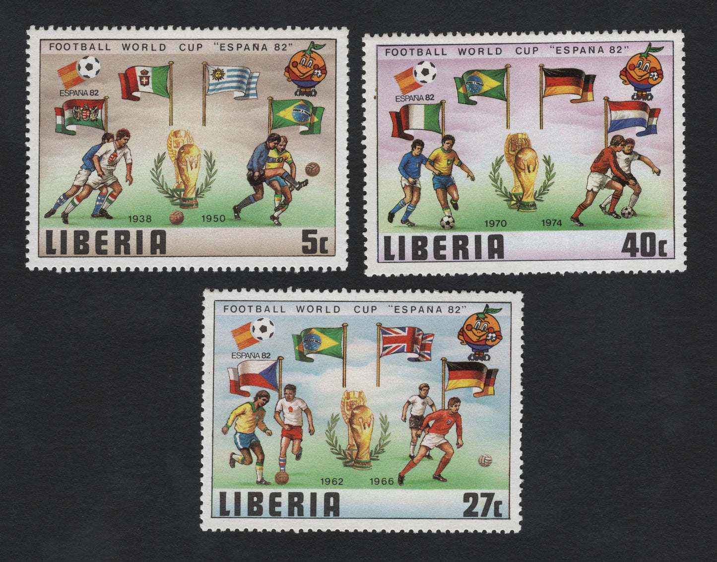 SCG5416 - Liberia 1982 – FIFA World Cup “España 82” Commemorative Set