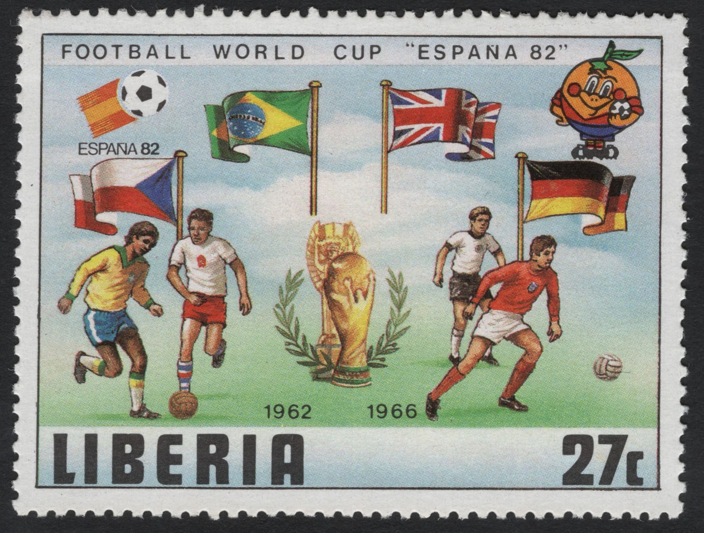 SCG5416 - Liberia 1982 – FIFA World Cup “España 82” Commemorative Set