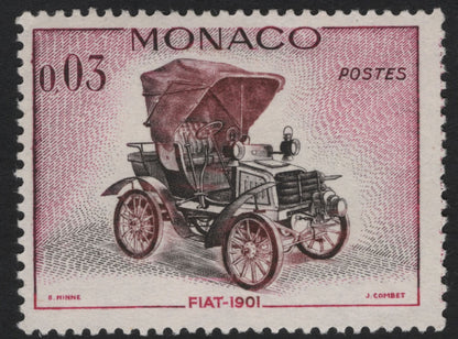 SCG5412 - Monaco 1960s – Vintage Automobiles Series (Peugeot, Fiat & Chevrolet)