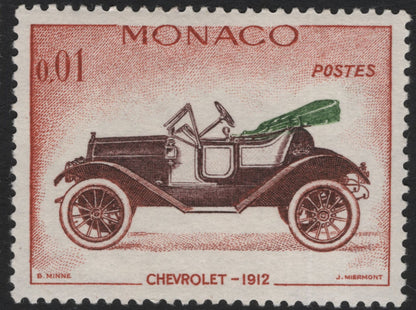SCG5412 - Monaco 1960s – Vintage Automobiles Series (Peugeot, Fiat & Chevrolet)