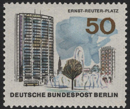 SCG5414 - Berlin Landmarks Definitive Set (Ernst-Reuter-Platz, Technical University, Planetarium) – Deutsche Bundespost Berlin