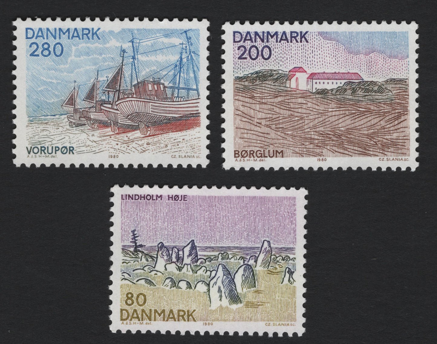 SCG5415 - Denmark 1980 – Landmarks and Heritage Set