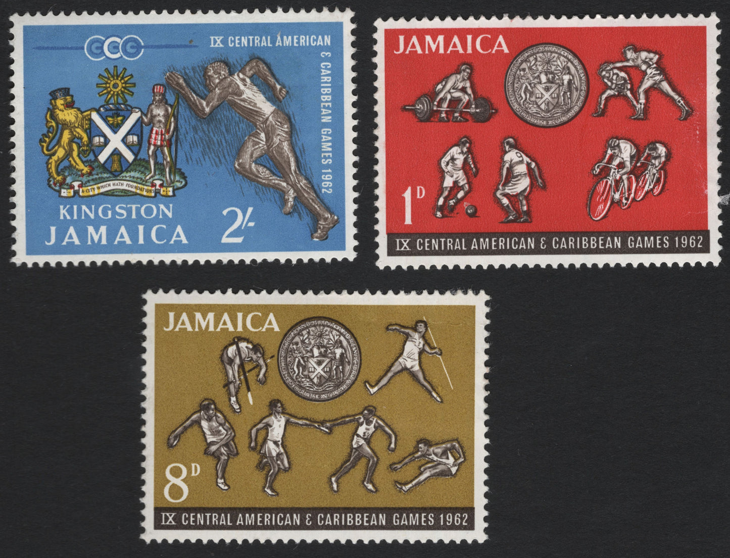 SCG5418 - Jamaica – 1962 IX Central American & Caribbean Games Commemoratives