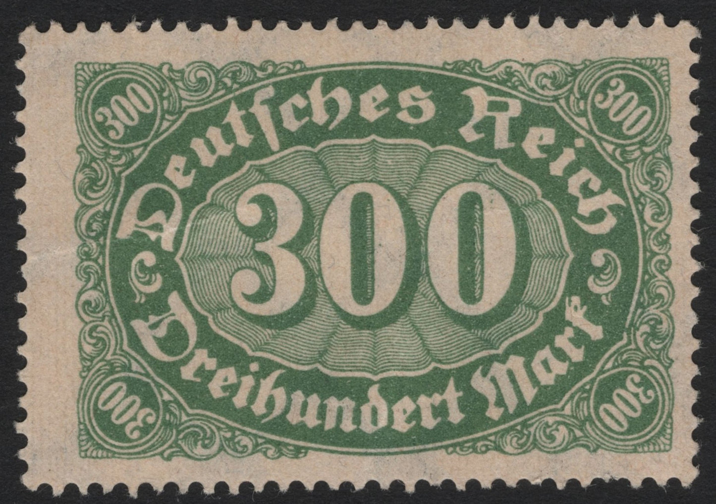 SCG5435 - Germany 1923 Inflation Issue – 300 Mark Green