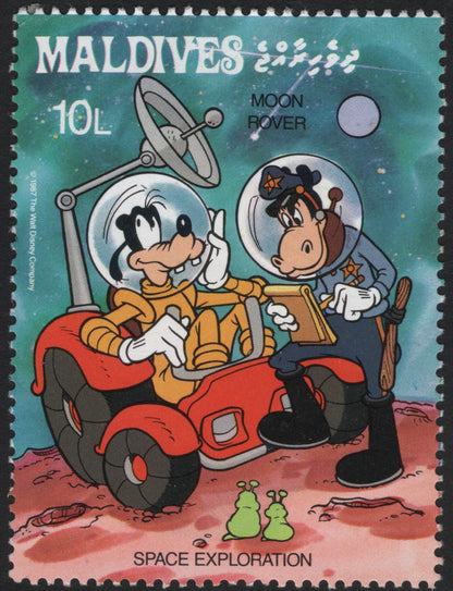 SCG5374 - Maldives Goofy Cartoon Stamps (1985)