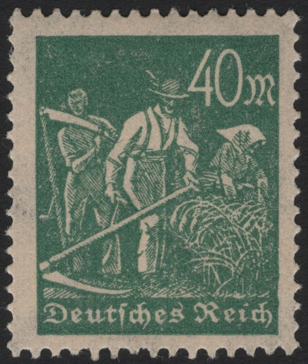 SCG5458 - Germany 1920 – 40 Mark “Farm Workers” Inflation Issue