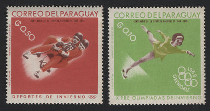 SCG5383 - Paraguay 1968 Winter Olympics (Grenoble) – Sports Series