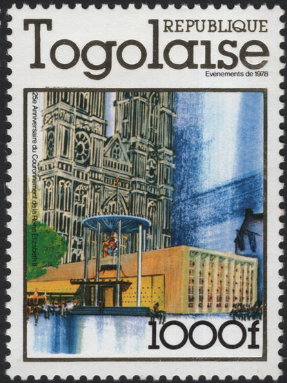 SCG5379 - Togo 1978 Commemorative Stamps – Moscow Olympics & Queen Elizabeth II Coronation Anniversary