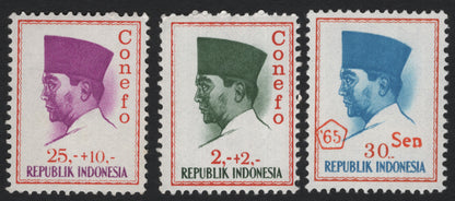 SCG5380 - Indonesia 1965 CONEFO Commemorative Stamps – President Sukarno