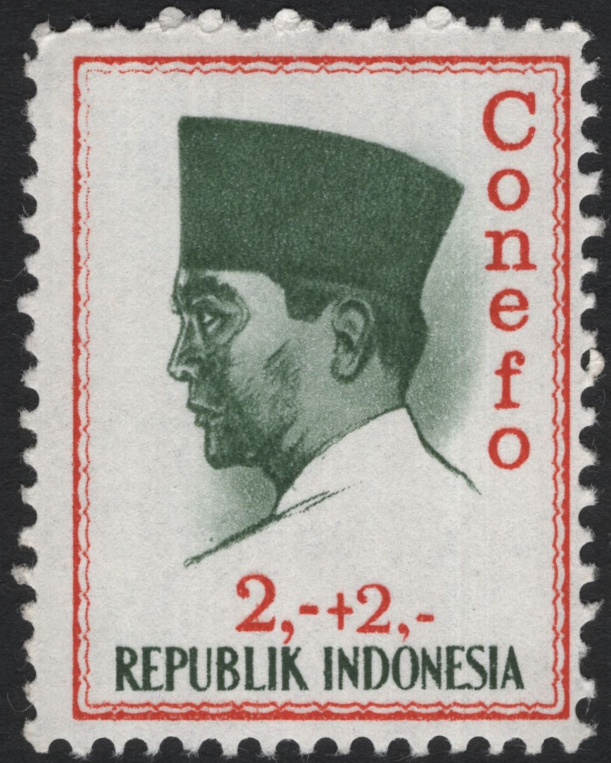 SCG5380 - Indonesia 1965 CONEFO Commemorative Stamps – President Sukarno