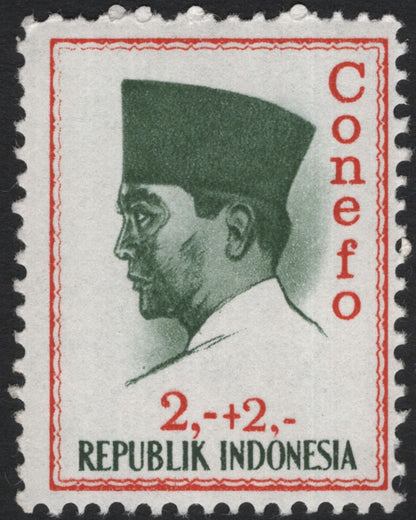 SCG5380 - Indonesia 1965 CONEFO Commemorative Stamps – President Sukarno