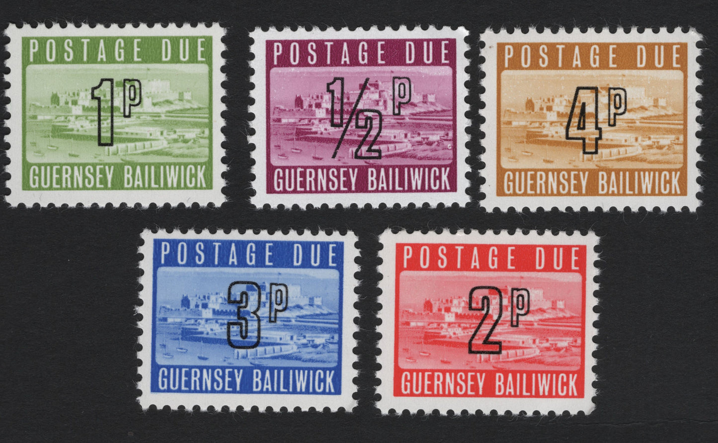 SCG5518 - Guernsey Bailiwick Postage Due Set (c.1971)