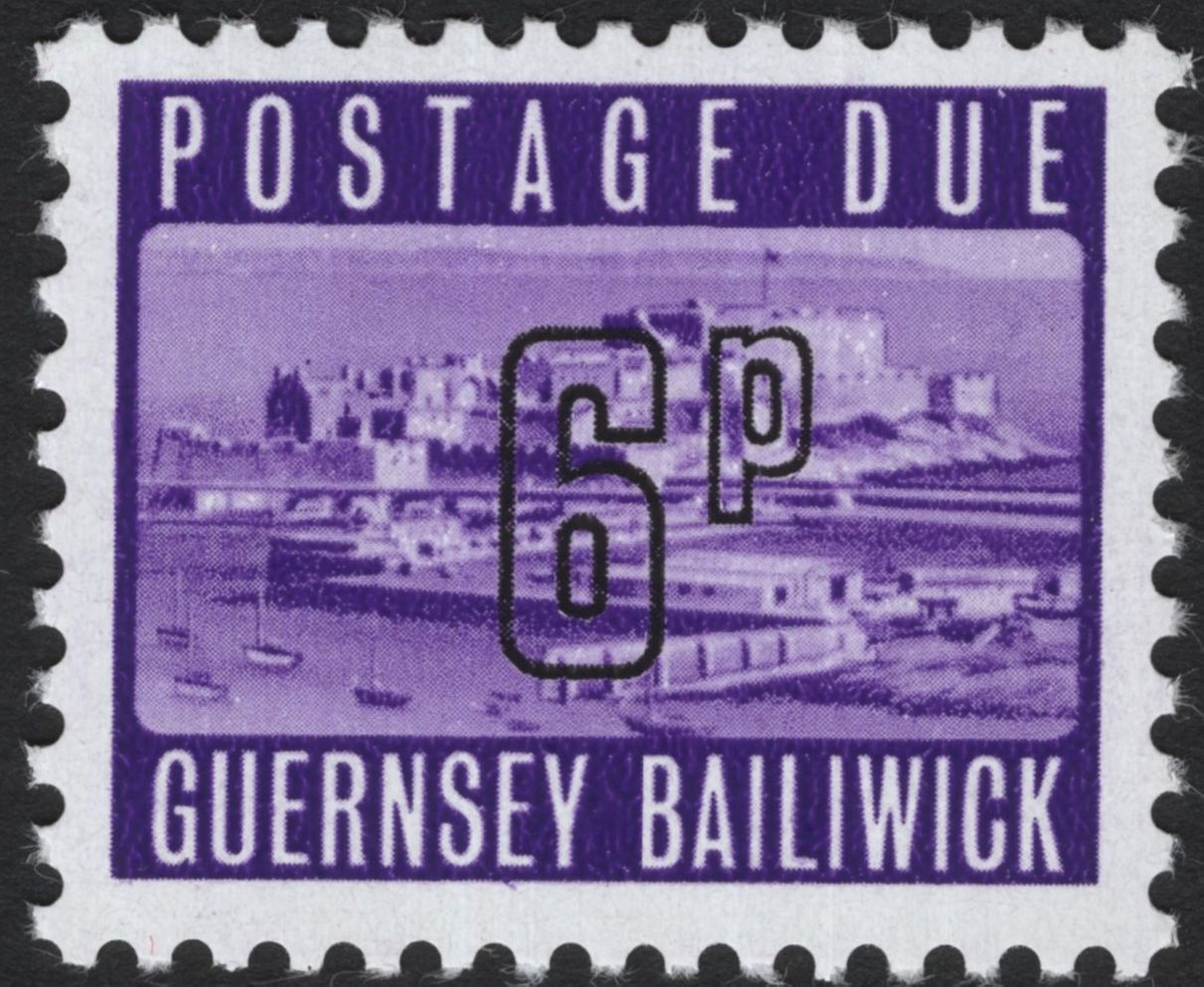 SCG5521 - Guernsey Bailiwick – Postage Due Series (1971)