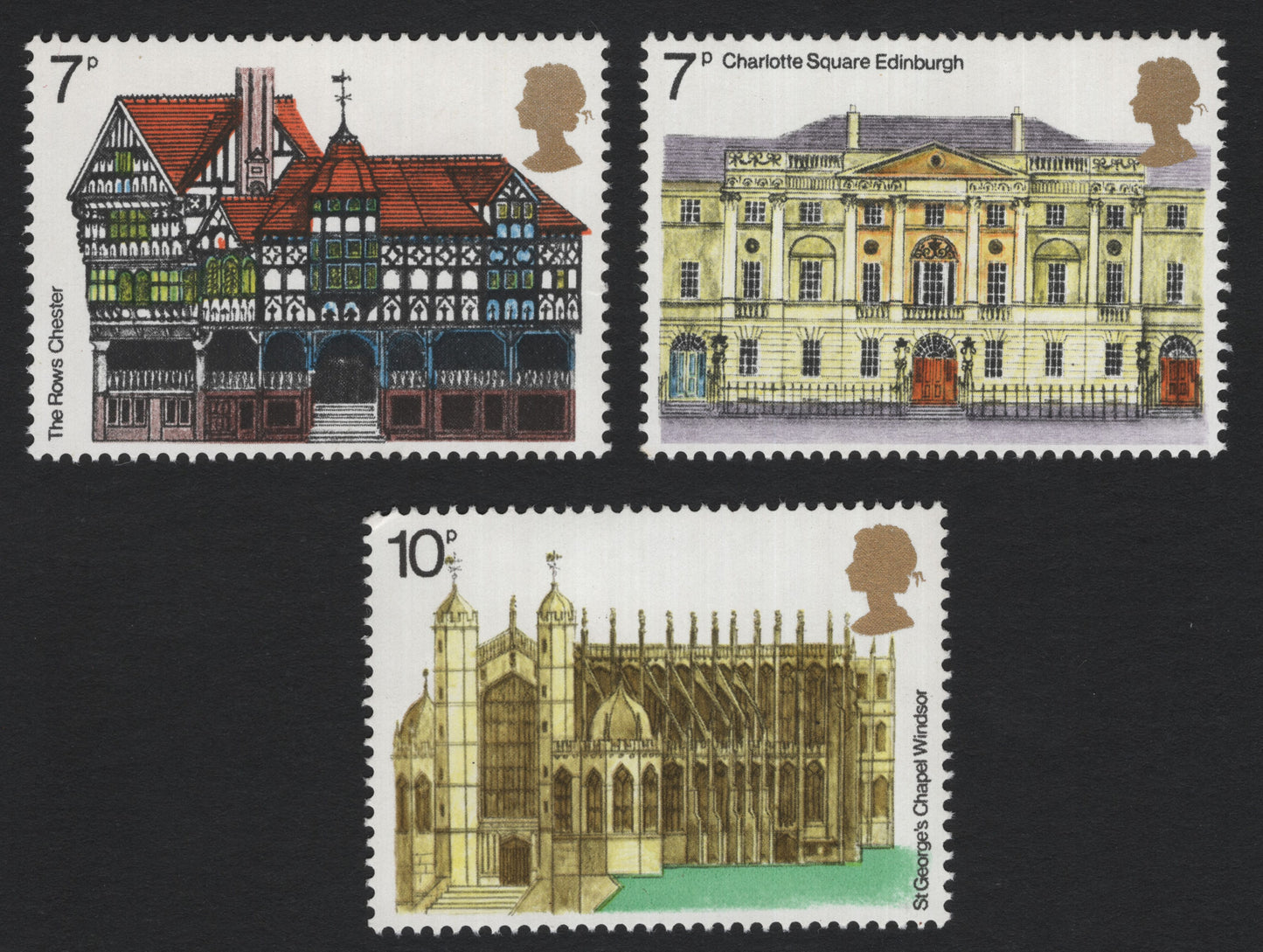 SCG5522 - United Kingdom 1975 Architecture Definitive Issue