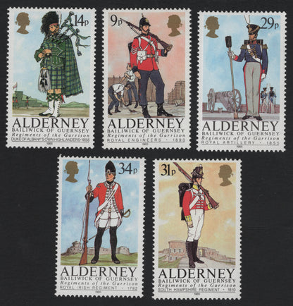 SCG5496 - Alderney “Regiments of the Garrison” Set – 1985