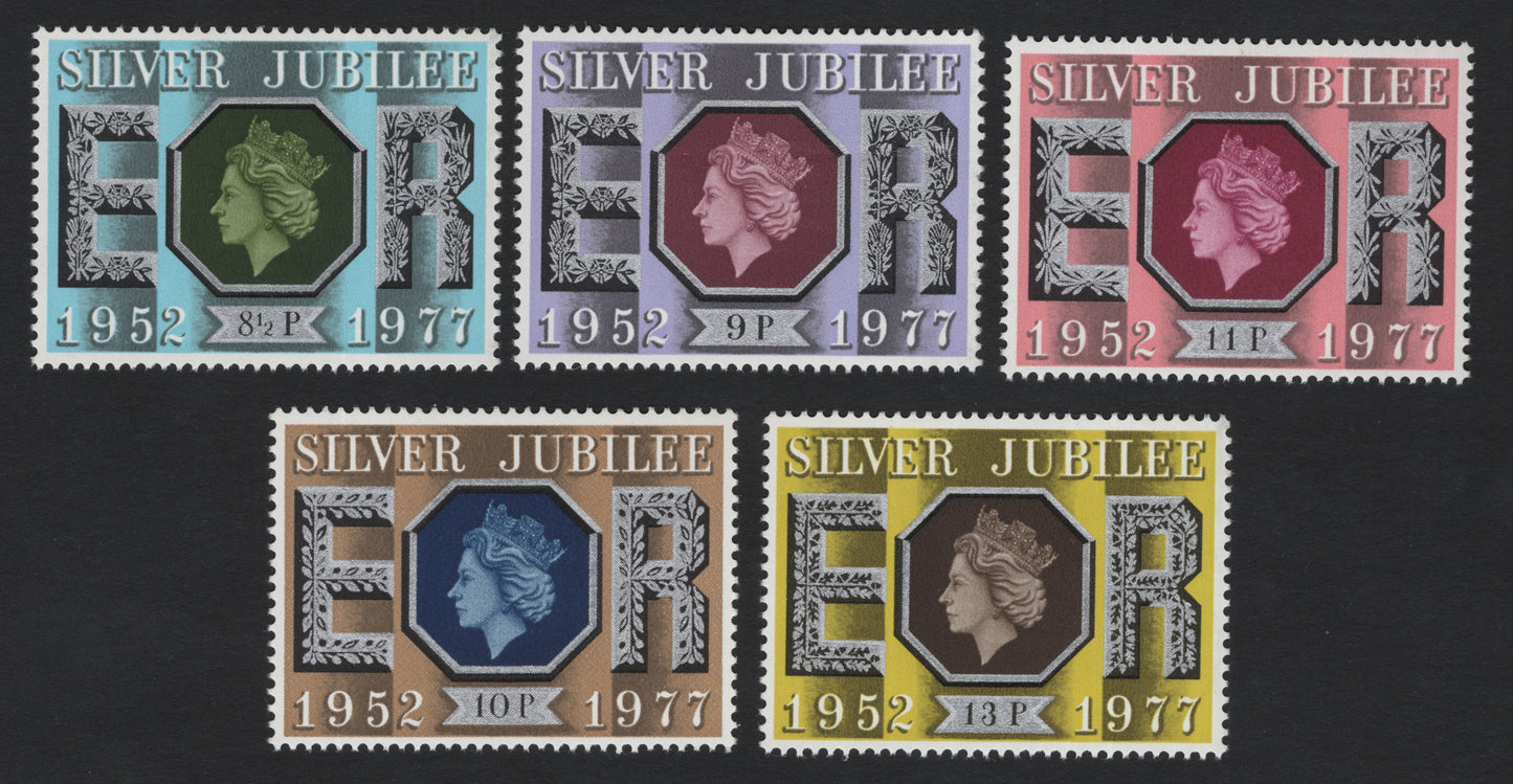 SCG5499 - Great Britain 1977 Silver Jubilee Definitive Set