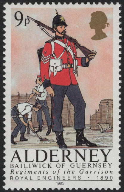 SCG5496 - Alderney “Regiments of the Garrison” Set – 1985