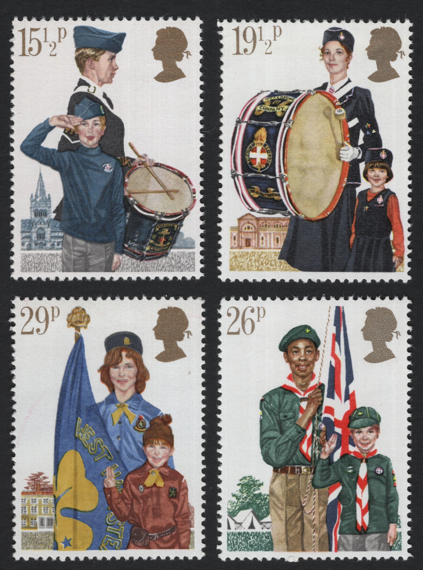 SCG5497 - Great Britain 1982 Youth Organizations Stamp Set