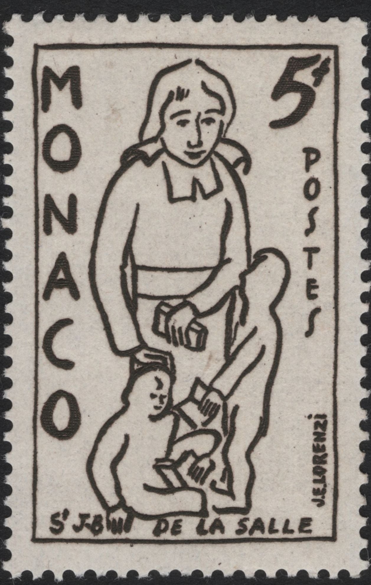 SCG5502 - Monaco 1951 – St. Jean-Baptiste de La Salle Commemorative Set