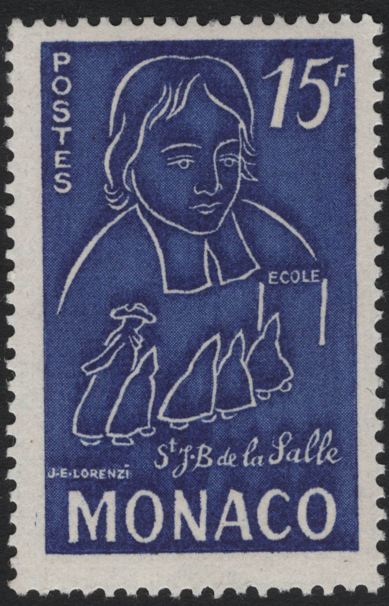 SCG5502 - Monaco 1951 – St. Jean-Baptiste de La Salle Commemorative Set