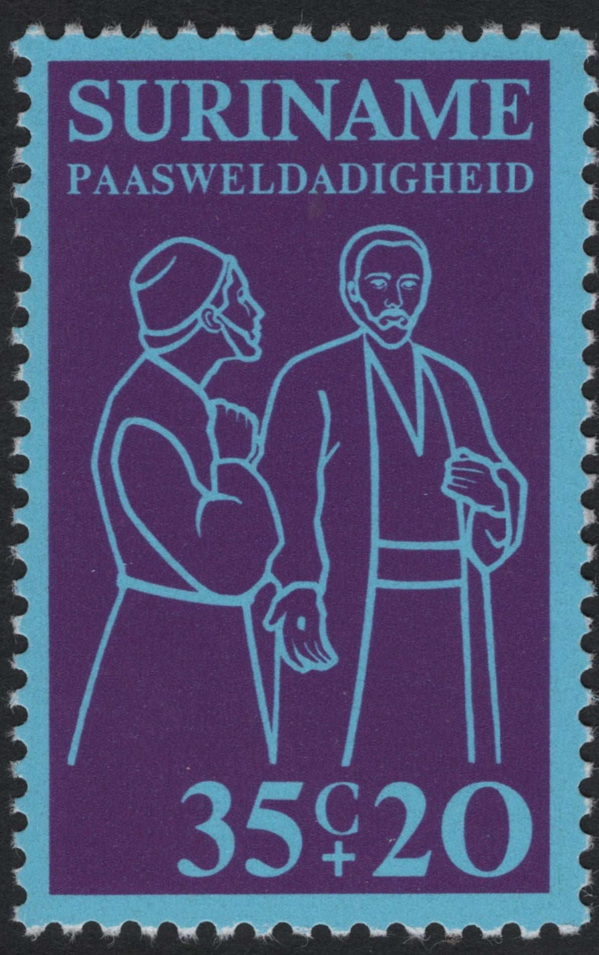 SCG5504 - Suriname Easter Charity Semi-Postal Set – “Paasweldadigheid” (c.1960s)