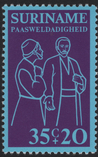SCG5504 - Suriname Easter Charity Semi-Postal Set – “Paasweldadigheid” (c.1960s)