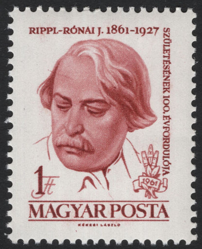 SCG5489 - Hungary 1961 – György Kilián & József Rippl-Rónai Commemorative Stamps