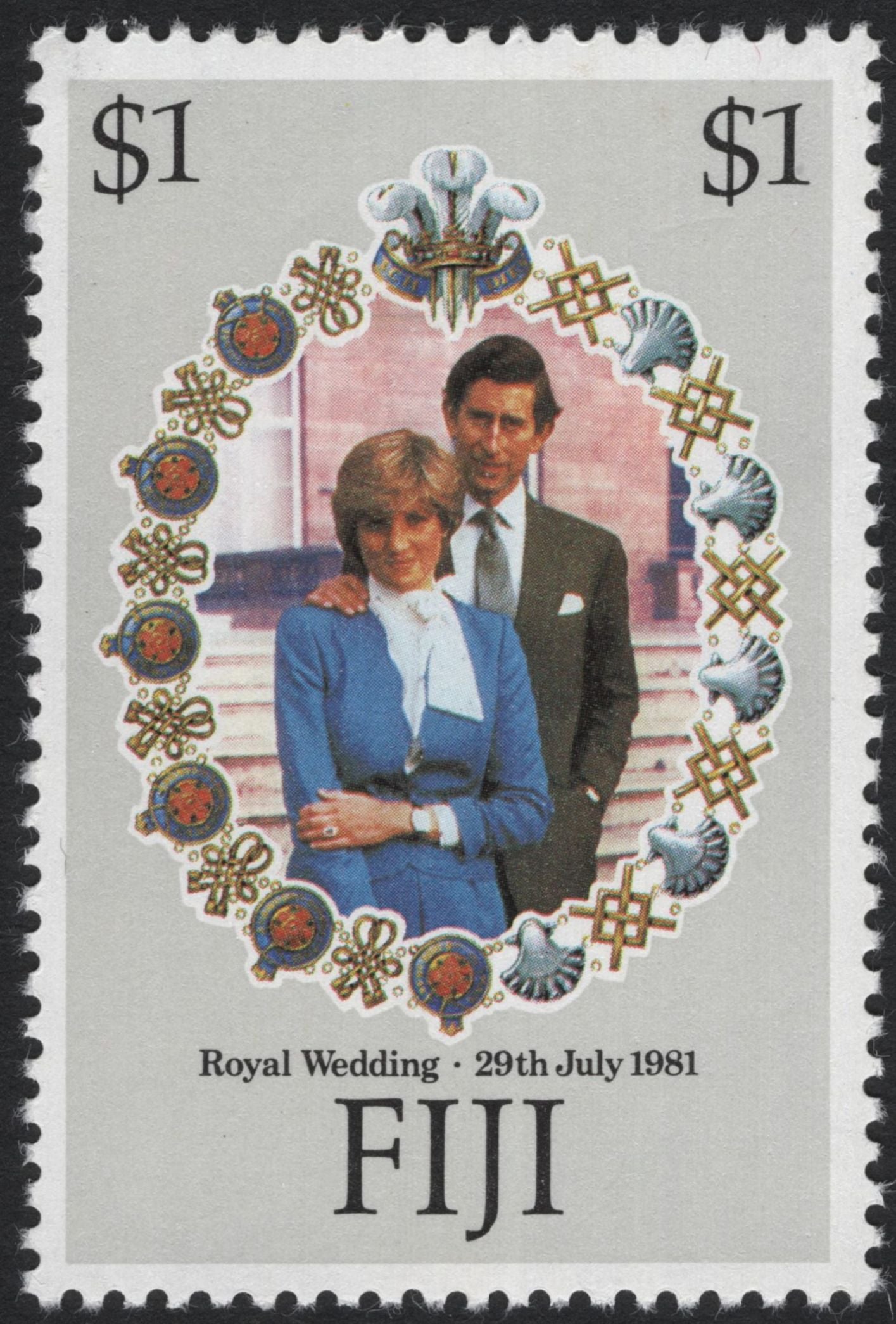 SCG5485 - Fiji 1981 Royal Wedding Commemorative Set