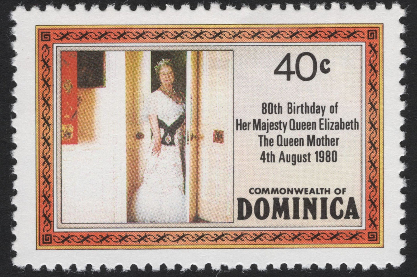 SCG5486 - Dominica 1980 – 80th Birthday of Queen Elizabeth The Queen Mother