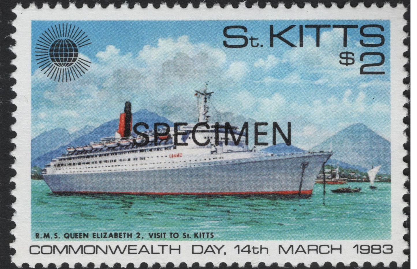 SCG5508 - St. Kitts 1983 Commonwealth Day – Cruise Ships Issue (SPECIMEN Set)
