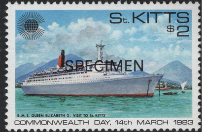 SCG5508 - St. Kitts 1983 Commonwealth Day – Cruise Ships Issue (SPECIMEN Set)
