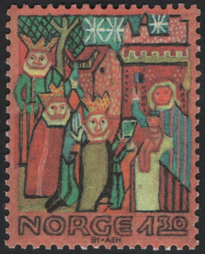 SCG5513 - Norway 1981 – Medieval Tapestry Motifs Series