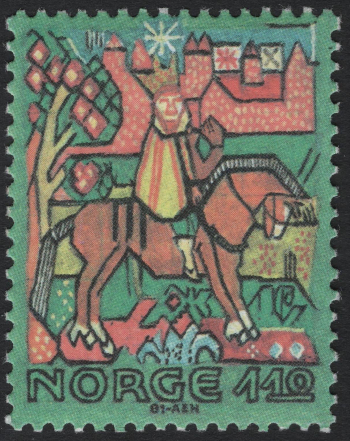 SCG5513 - Norway 1981 – Medieval Tapestry Motifs Series