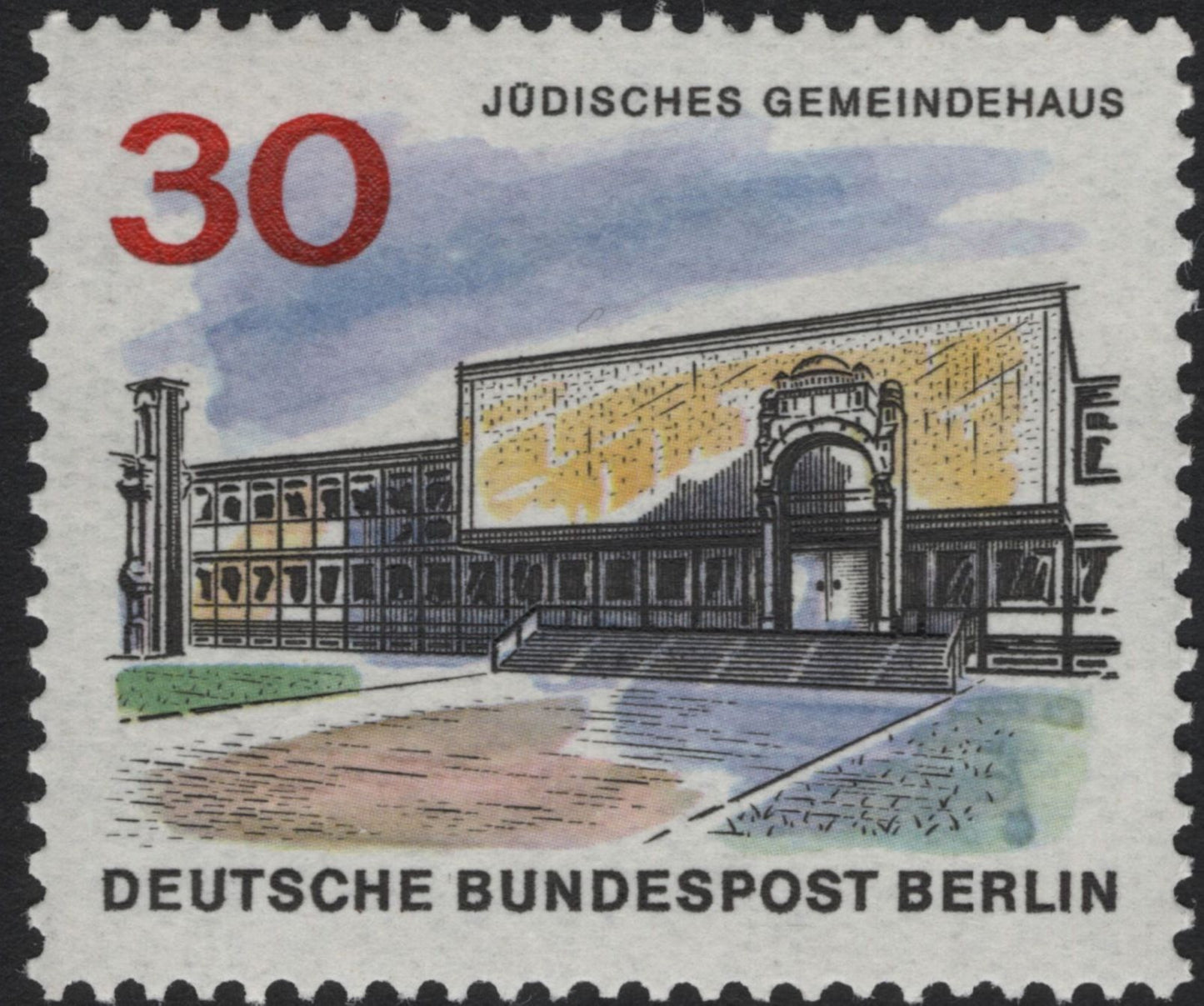 SCG5510 - Berlin Modern Architecture – Deutsche Bundespost Berlin 1973 Set