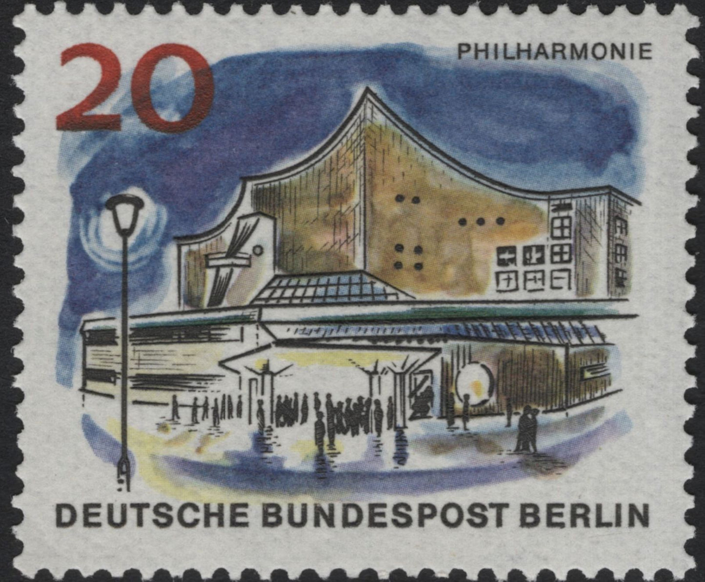 SCG5510 - Berlin Modern Architecture – Deutsche Bundespost Berlin 1973 Set