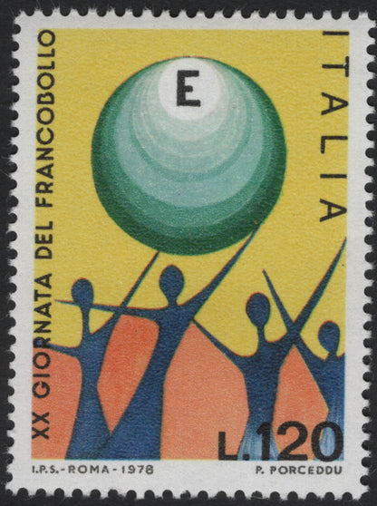 SCG5511 - 🇮🇹 Italy 1978 – 20th Stamp Day (XX Giornata del Francobollo)