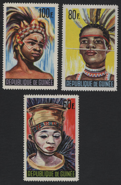SCG5515 - Guinea 1960s Ethnic Portraits Definitive Series