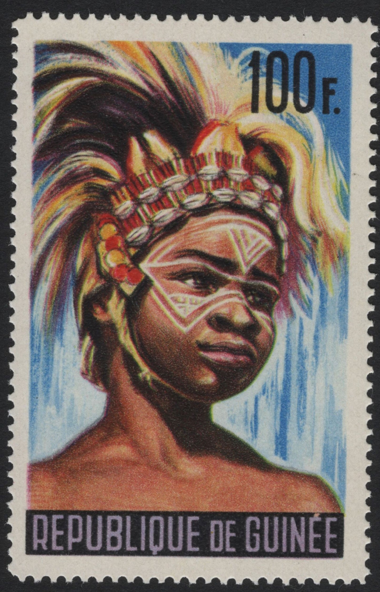 SCG5515 - Guinea 1960s Ethnic Portraits Definitive Series