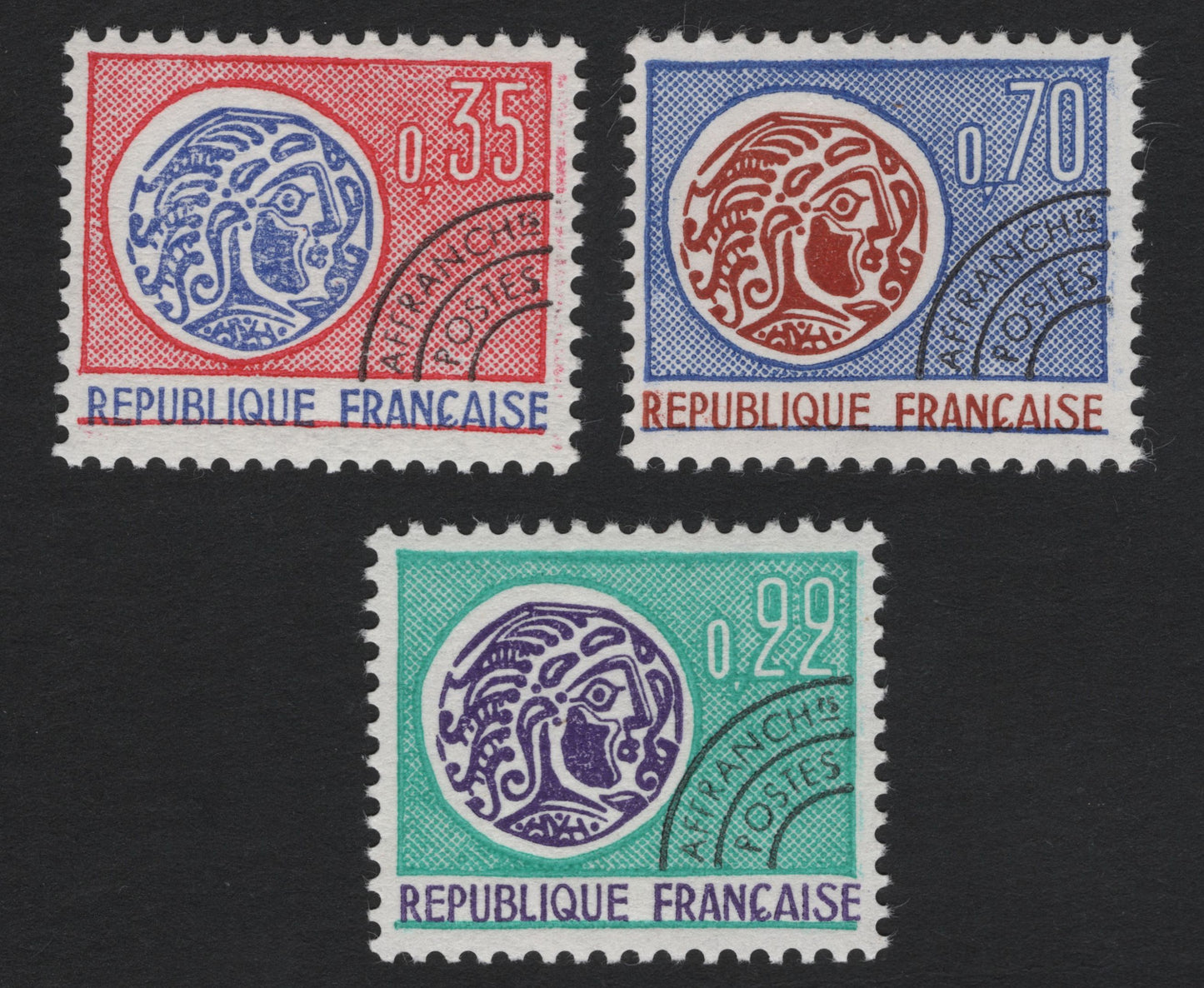 SCG5494 - France Marianne de Cocteau Definitive Stamps (1961–1962)