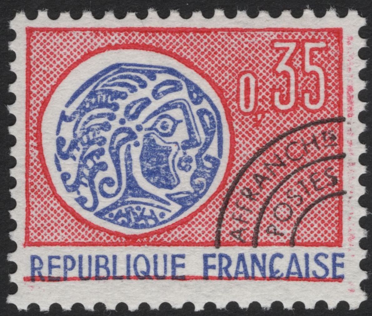 SCG5494 - France Marianne de Cocteau Definitive Stamps (1961–1962)